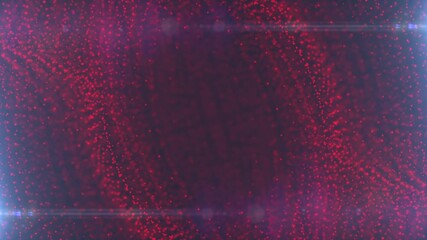 Red Particles Glowing Ring