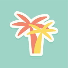 Sticker - Palm tree