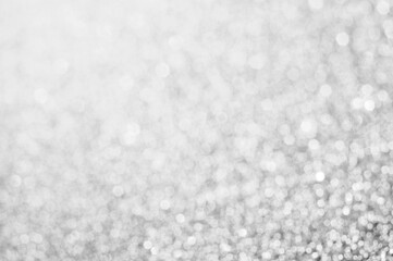 white bokeh abstract background