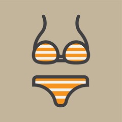 Sticker - Bikini suit