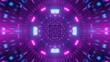 © Tunnelmotions/Wirestock - 3D rendering illustration of a futuristic background with abstract glowing purple and blue lights