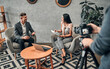 © Vasyl - Female journalist interviewing business man