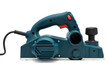 © Aleksey Dmetsov - Electric planer for wood processing on a white background.