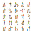 © Vectors Market - Delivery Services Flat Icons Pack