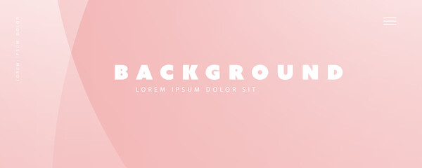 Wall Mural - Abstract Pink Minimal Geometric Pattern Background, Multi Purpose Template, Gradient Shapes Composition, Futuristic Poster, Header or Landing Page Design - Vector Illustration