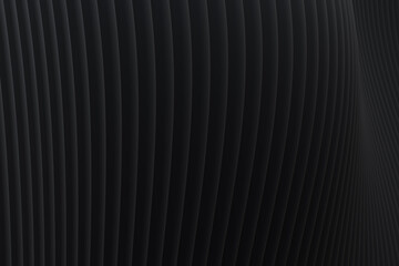 Abstract wall wave architecture black background , Black background for presentation, portfolio, website