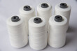 © Recycle Man - White yarn spool,Raw White Polyester FDY Yarn spool