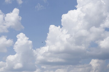 blue sky with clouds