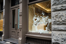 Broken Store Window 