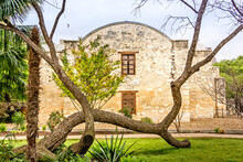 Backside Of The Alamo In San Antonio, Texas
