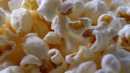 Wall Mural - Sweet butter popcorn, close up