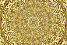Yellow Circular Background