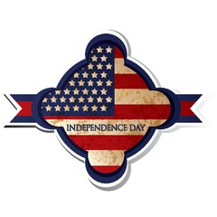 Independence day label