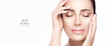 Beauty face spa woman. Surgery and Anti Aging Concept