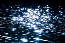 Sparkles On Deep Blue Water