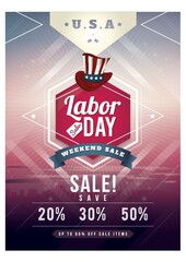 Sticker - Labor day sale