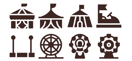 Poster - ferris icon set