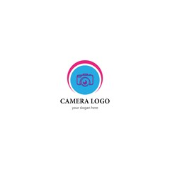 Wall Mural - Camera icon vector logo design