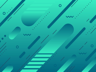 Wall Mural - abstract background. geometric trendy gradients liquid forms backdrop vector illustration
