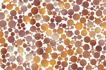 Sticker - Golden and brown dots on a white background - perfect for cool wallpapers