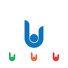 Creative Letter U Illustration Design Logo And Symbol Icon Vector