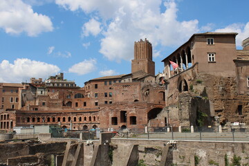 Wall Mural - roman forums in rome city center roman forums are world wide famous tourist destination in italy