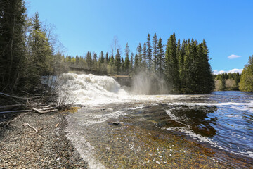 Spring flood