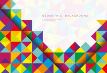 Abstract Vector Background With Triangles