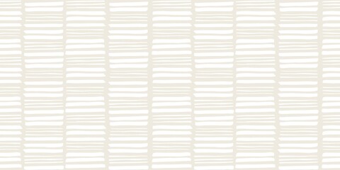 Seamless NEUTRAL brush strokes pattern hand painted with ink