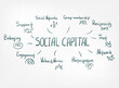 social capital doodle vector concept isolated sign symbol