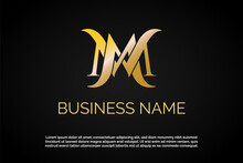 M Monogram Logo Template