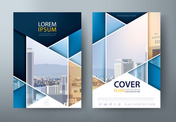 Annual report brochure flyer design template vector, Leaflet, presentation book cover templates, layout in A4 size