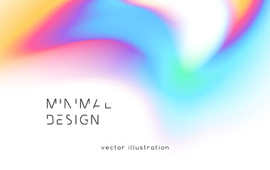 Fototapete - abstract backgrounds with vibrant gradient shapes. Design template for covers and posters