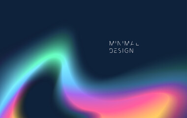 Wall Mural - abstract backgrounds with vibrant gradient shapes. Design template for covers and posters