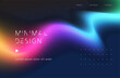 © Maryna Stryzhak - Moving colorful abstract background. Dynamic neon Effect. Design Template for poster and cover.