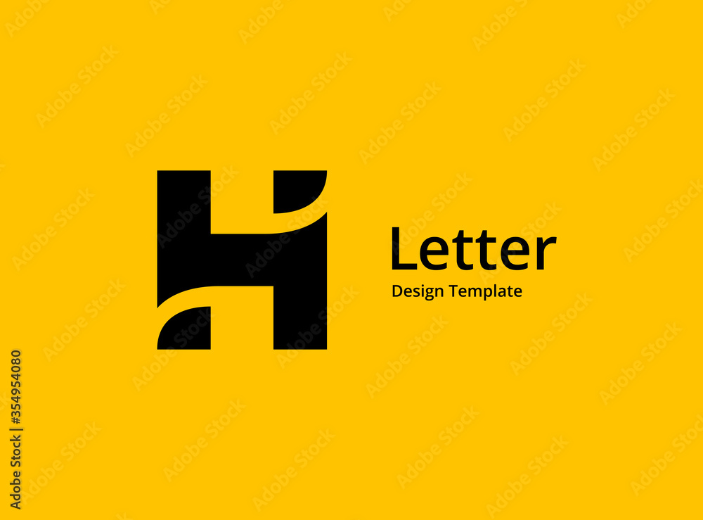 Letter H logo icon design template elements Stock Vector | Adobe Stock