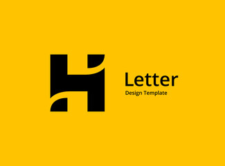 Wall Mural - Letter H logo icon design template elements