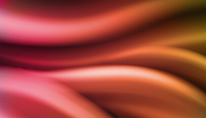 Fototapete - Vector Abstract Red Background. Smoke Steam, Cloud Flow, Fluid Waves.