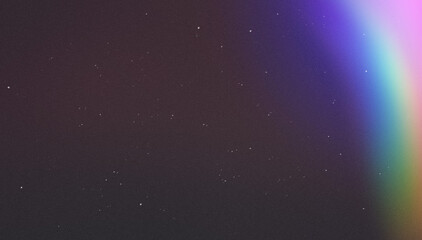 blue rainbow retro vintage light leak photography overlay abstract blur grunge background banner