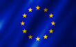 © adidas4747 - 3D rendering of the waving flag European Union