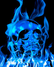 Skull On Fire
