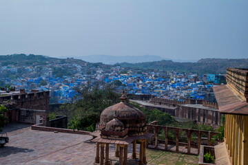 Wall Mural - Blue city of Jodhpur