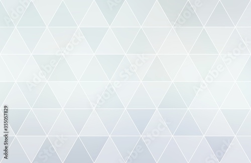 Mata magnetyczna Grey blue halftone triangular pattern. Modern geometric background.