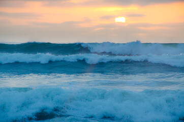 Wall Mural - Rockaway Beach Sunset, Pacifica, California, USA