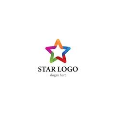 Poster - Star logo vector icon design