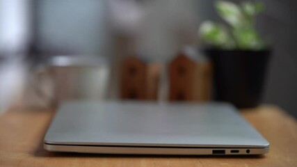 tablet computer on table