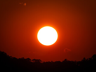 Wall Mural - Sunset at Phu Lanka National Park High Mountains