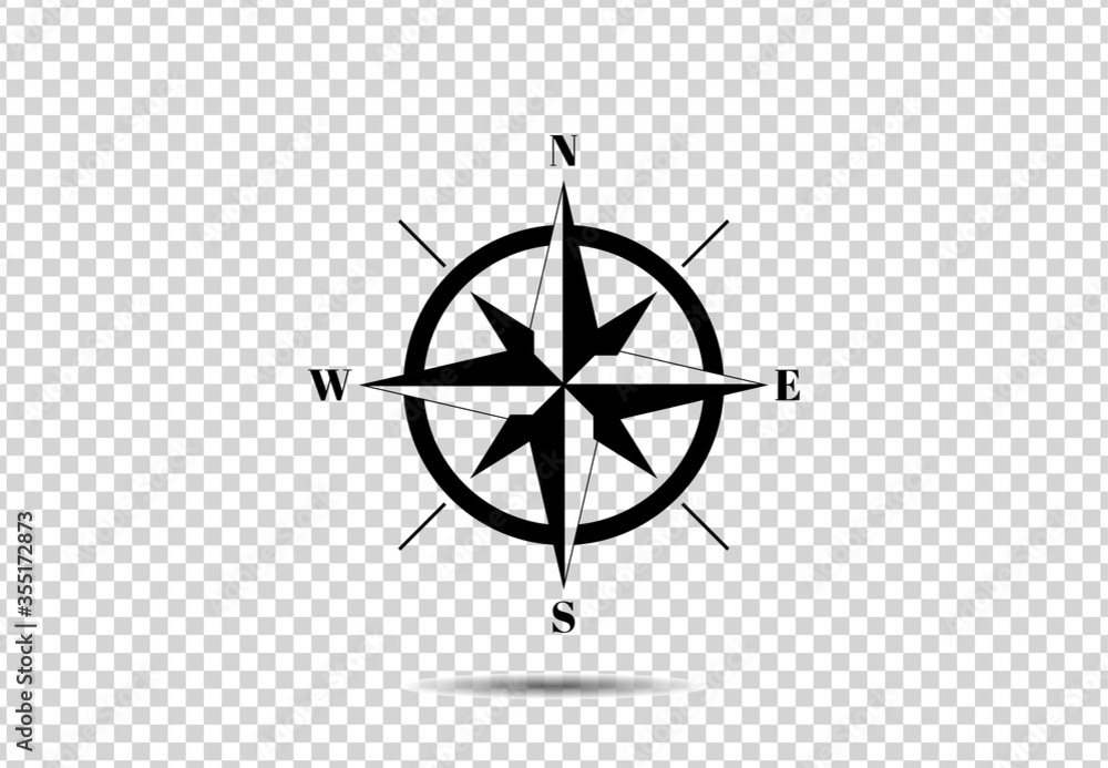compass icon - obrazy, fototapety, plakaty 