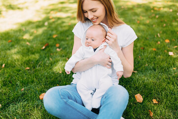 Portrait of a mother and child