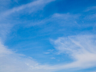 A bright and beautiful summer sky